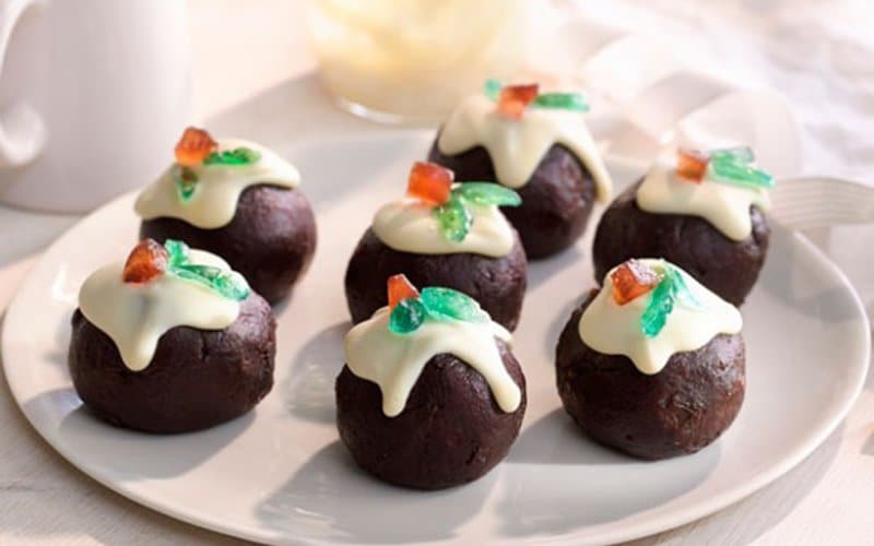 christmas pudding truffles