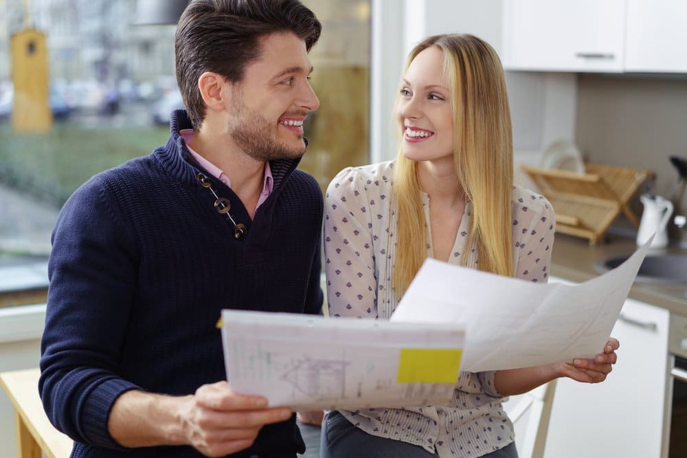 couple planning kitchen renovation 2