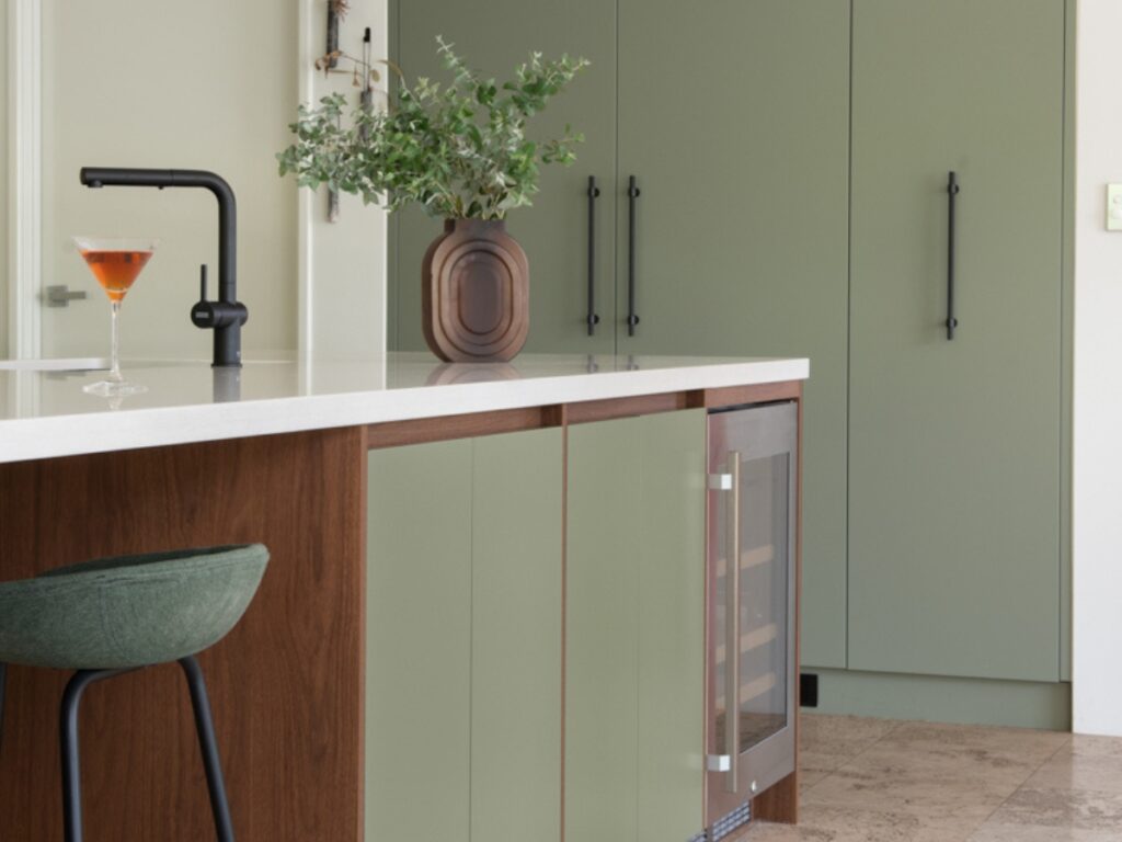 Stylish kitchen with modern decor.