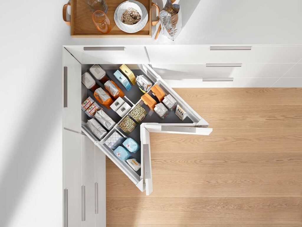 corner drawers