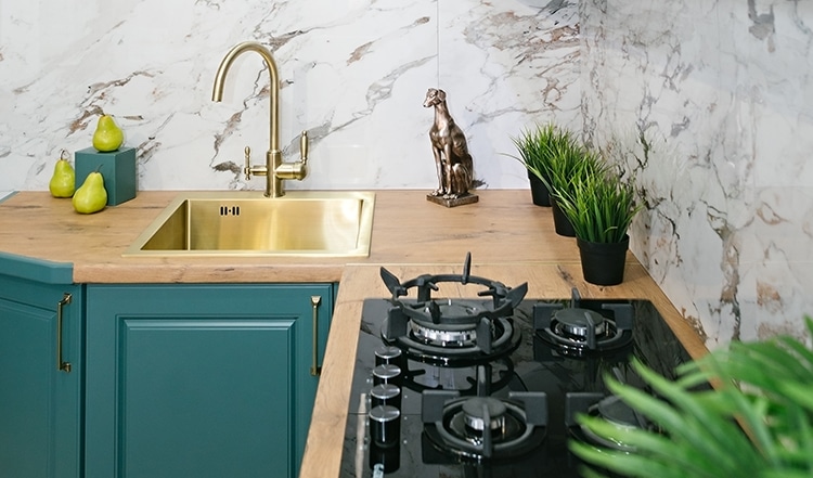 kitchen craftsmen renovation blog inspiration gold fixtures