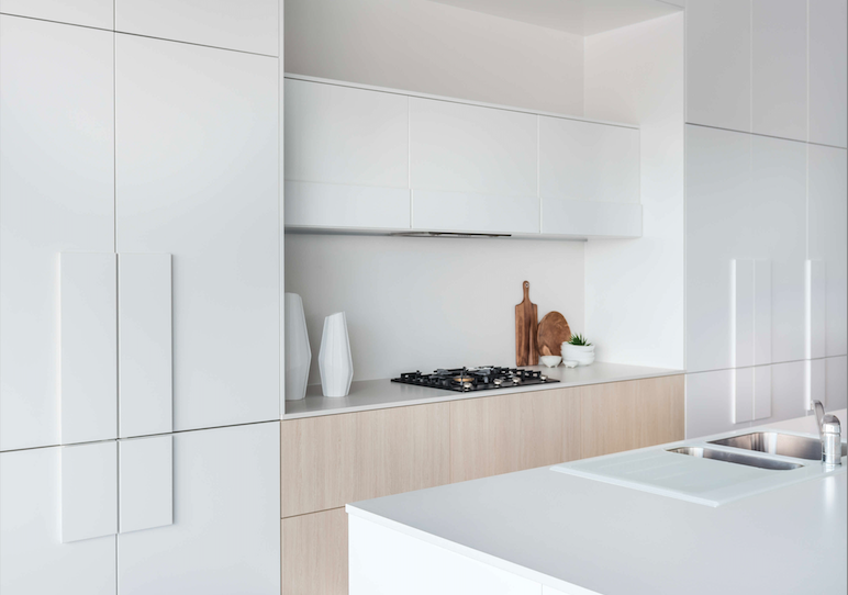 White kitchen revovation perth