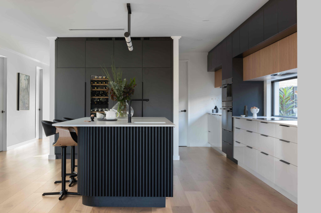 Black kitchen renovation