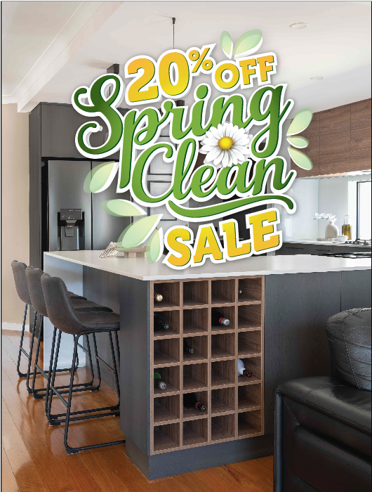 spring kitchen sale banner