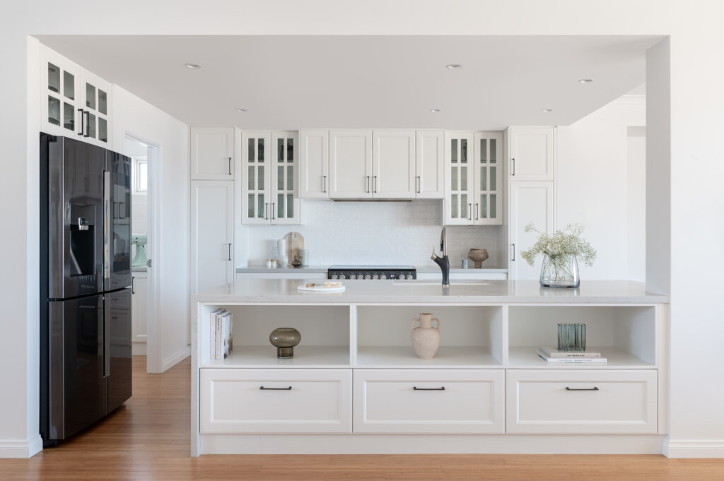 Modern All White Kitchen Renovation Perth