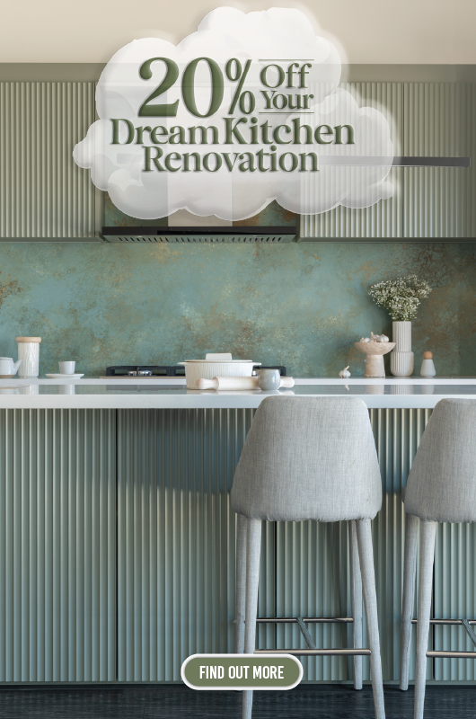 20% off your dream kitchen renovation
