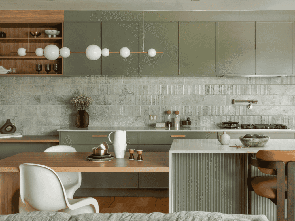 green kitchen trend 2026