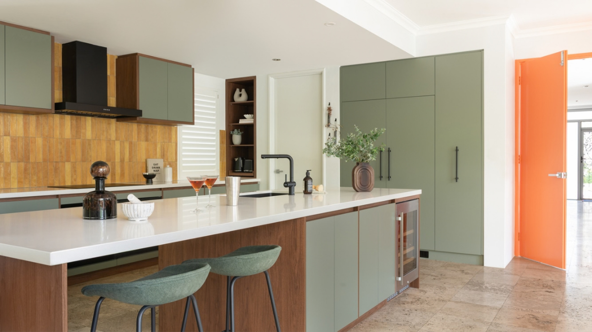 Caesarstone Benchtops 14 Caesarstone Osprey in North Coogee kitchen