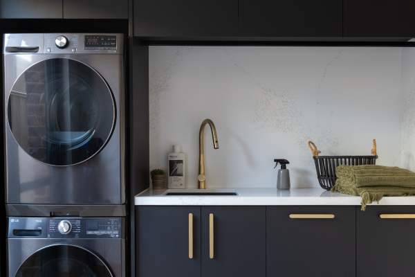 black and white laundry